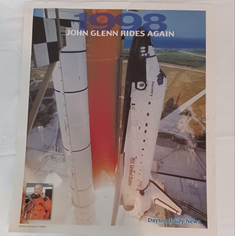 1998 John Glenn Rides Again Poster
